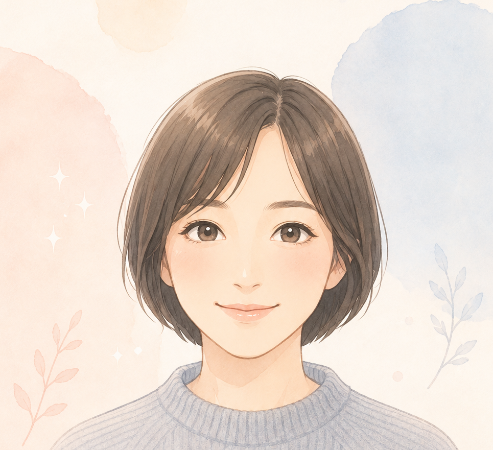 女性のプロフィールイラスト