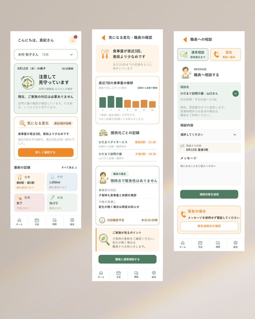 【コンペ】介護アプリ